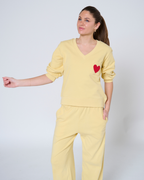 Anja V-neck sweatshirt