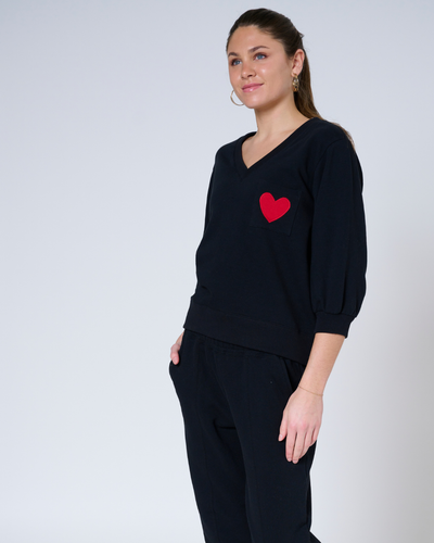 Anja V-neck sweatshirt