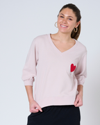 Anja V-neck sweatshirt