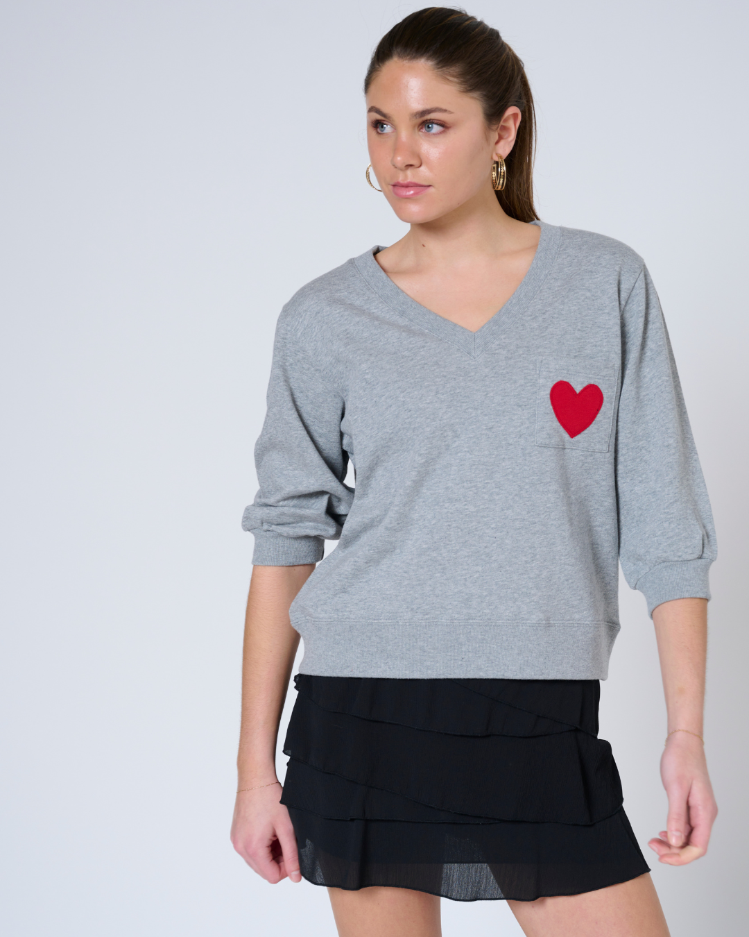 Anja V-neck sweatshirt