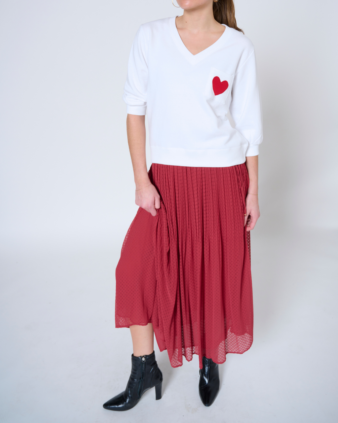 Anja V-neck sweatshirt