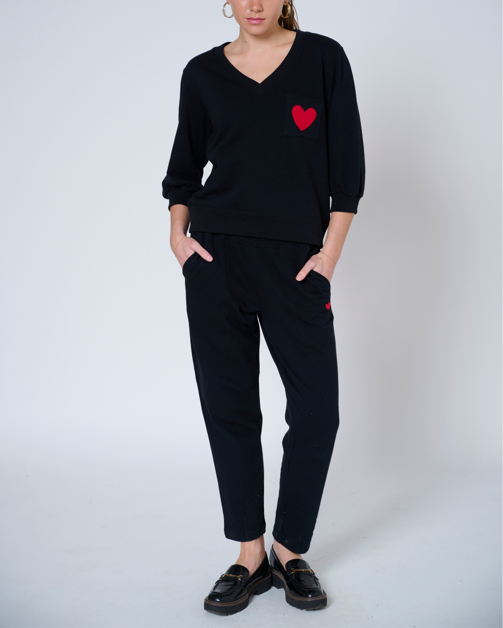 Anja V-neck sweatshirt