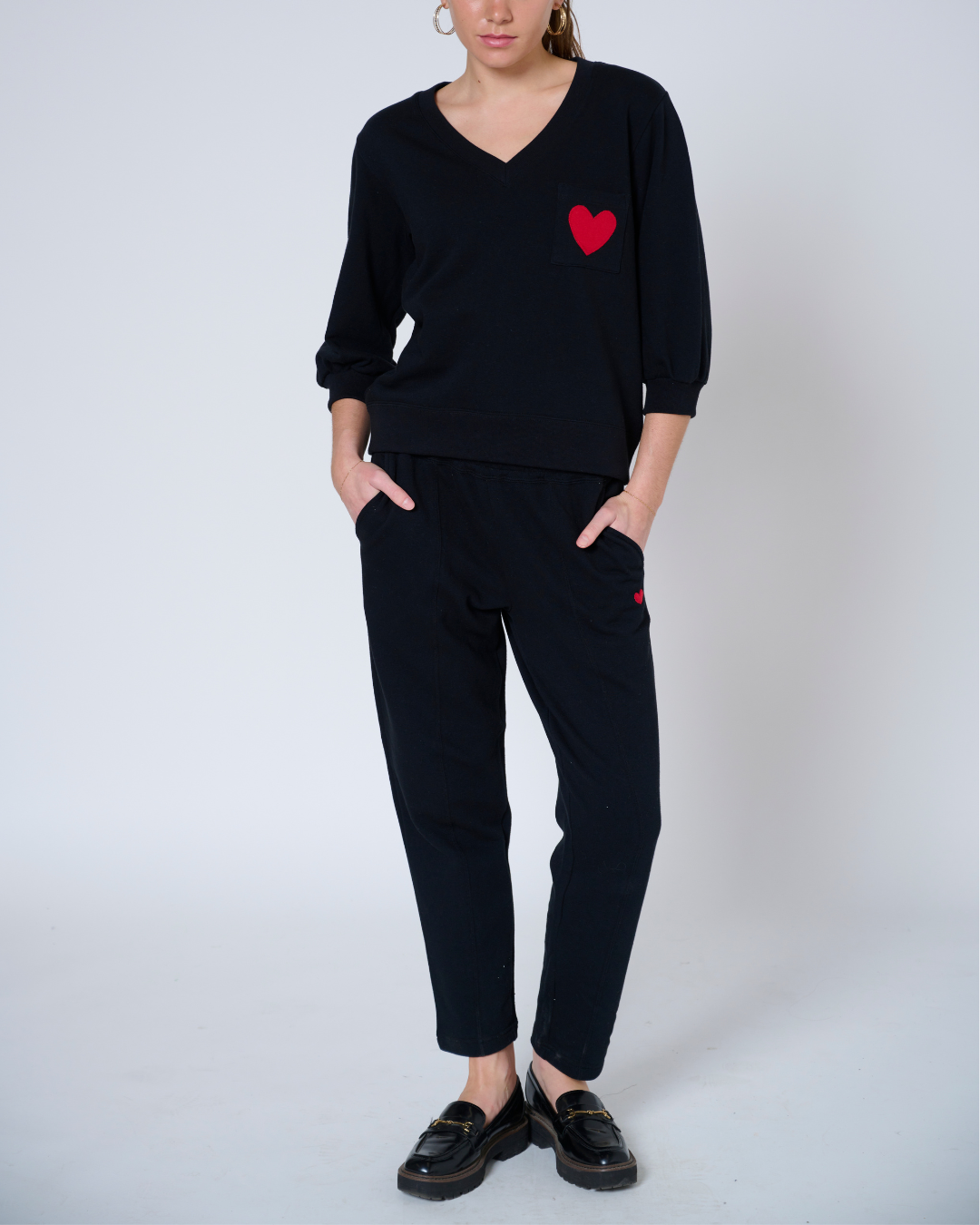 Anja V-neck sweatshirt