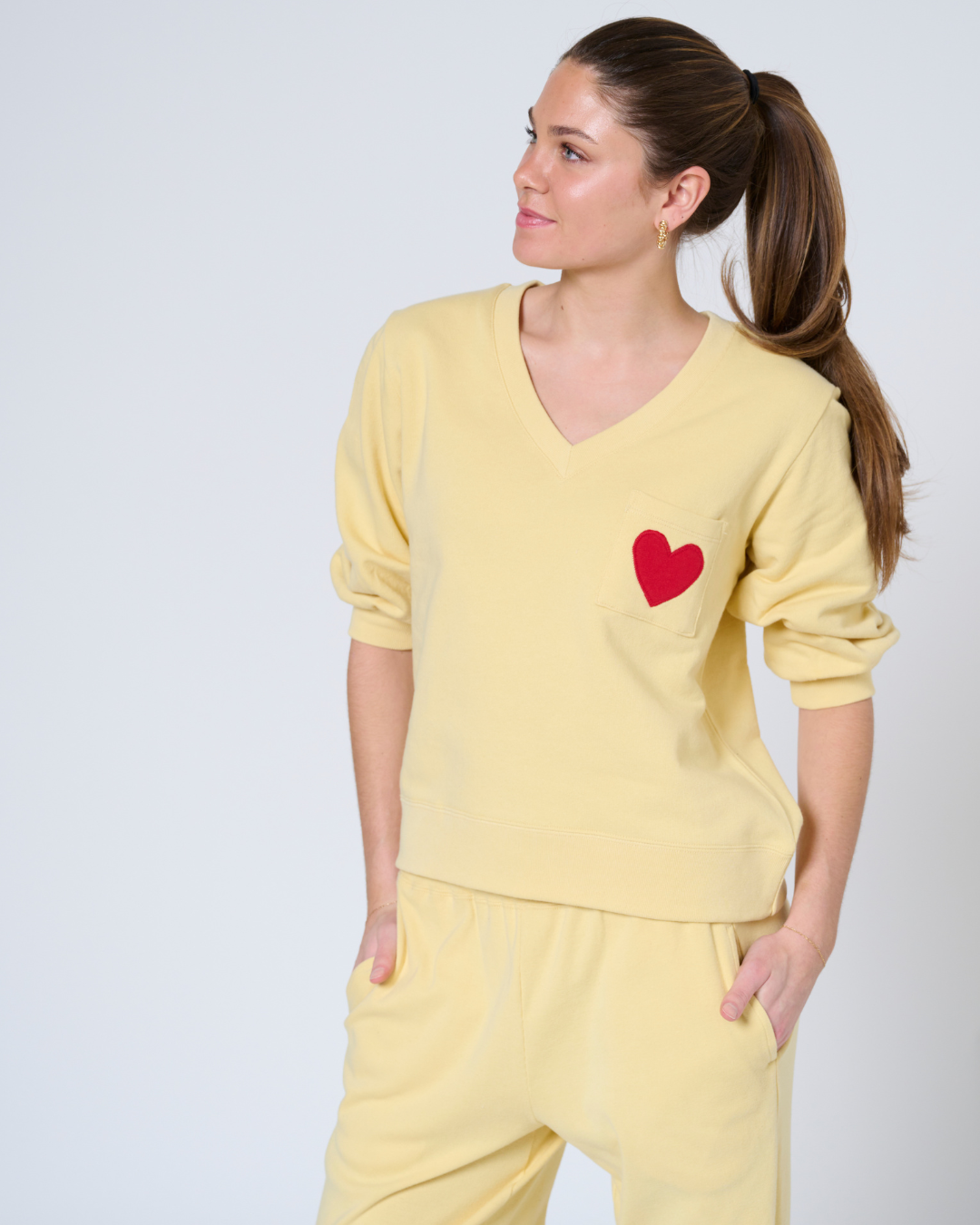 Anja V-neck sweatshirt