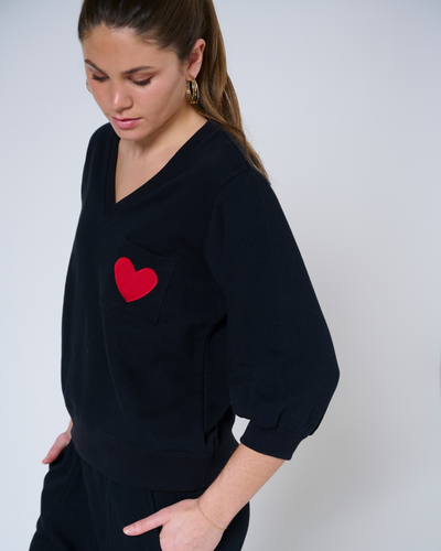 Anja V-neck sweatshirt