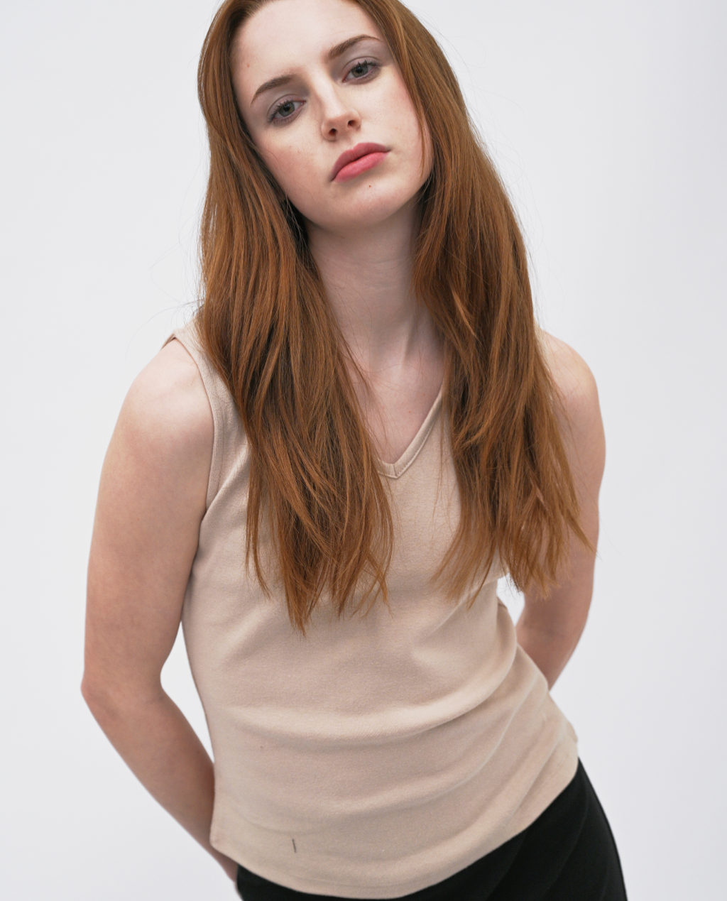 Sita sleeveless polo Top