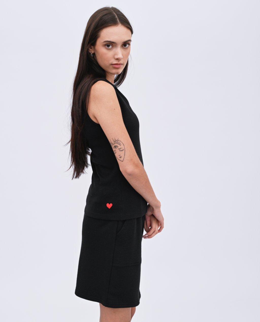 Sita sleeveless polo Top