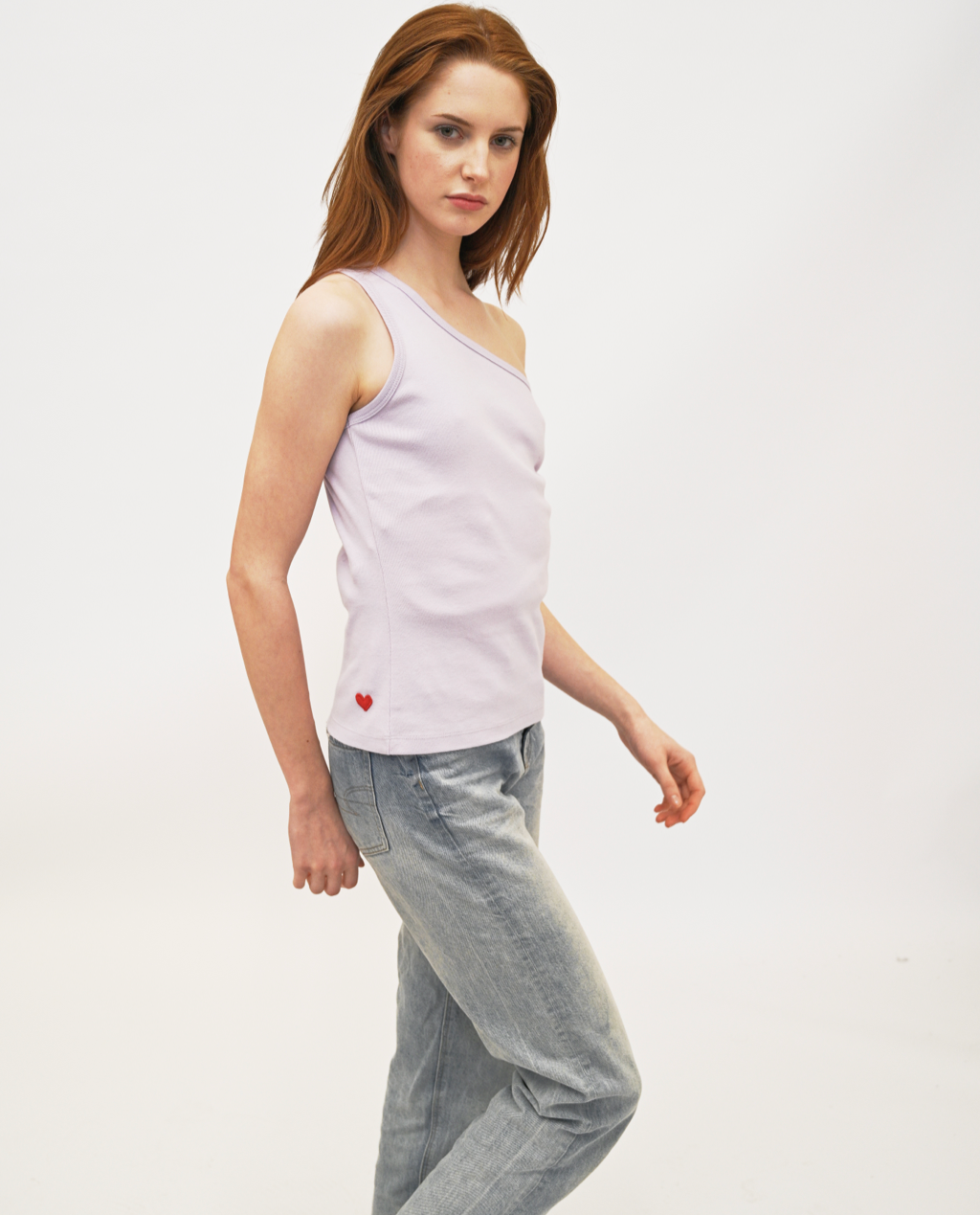 Suri one shoulder Tank Top