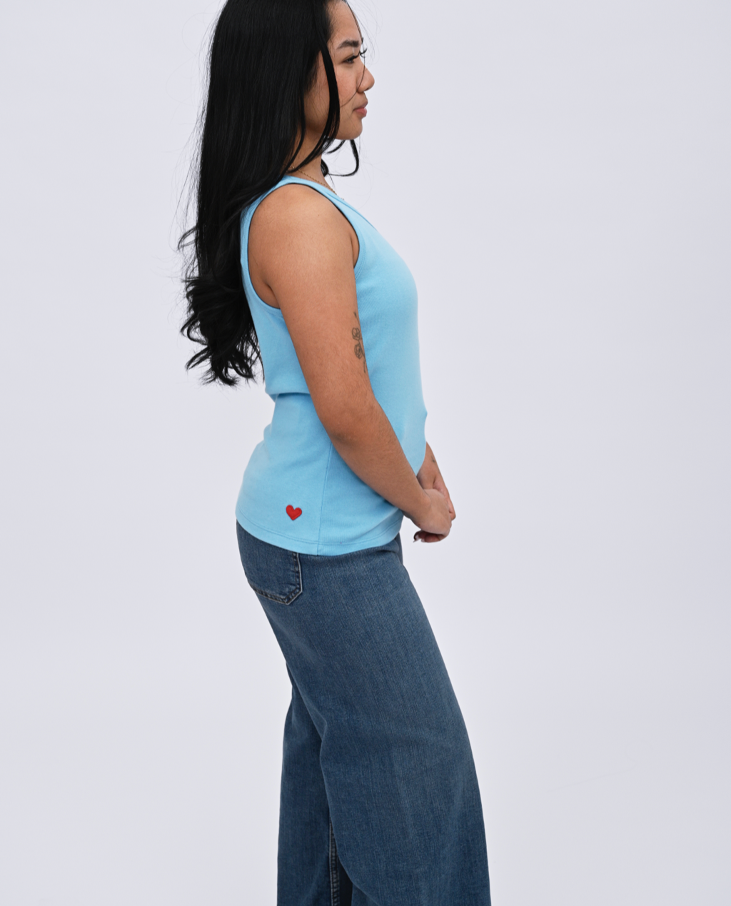 Suri one shoulder Tank Top