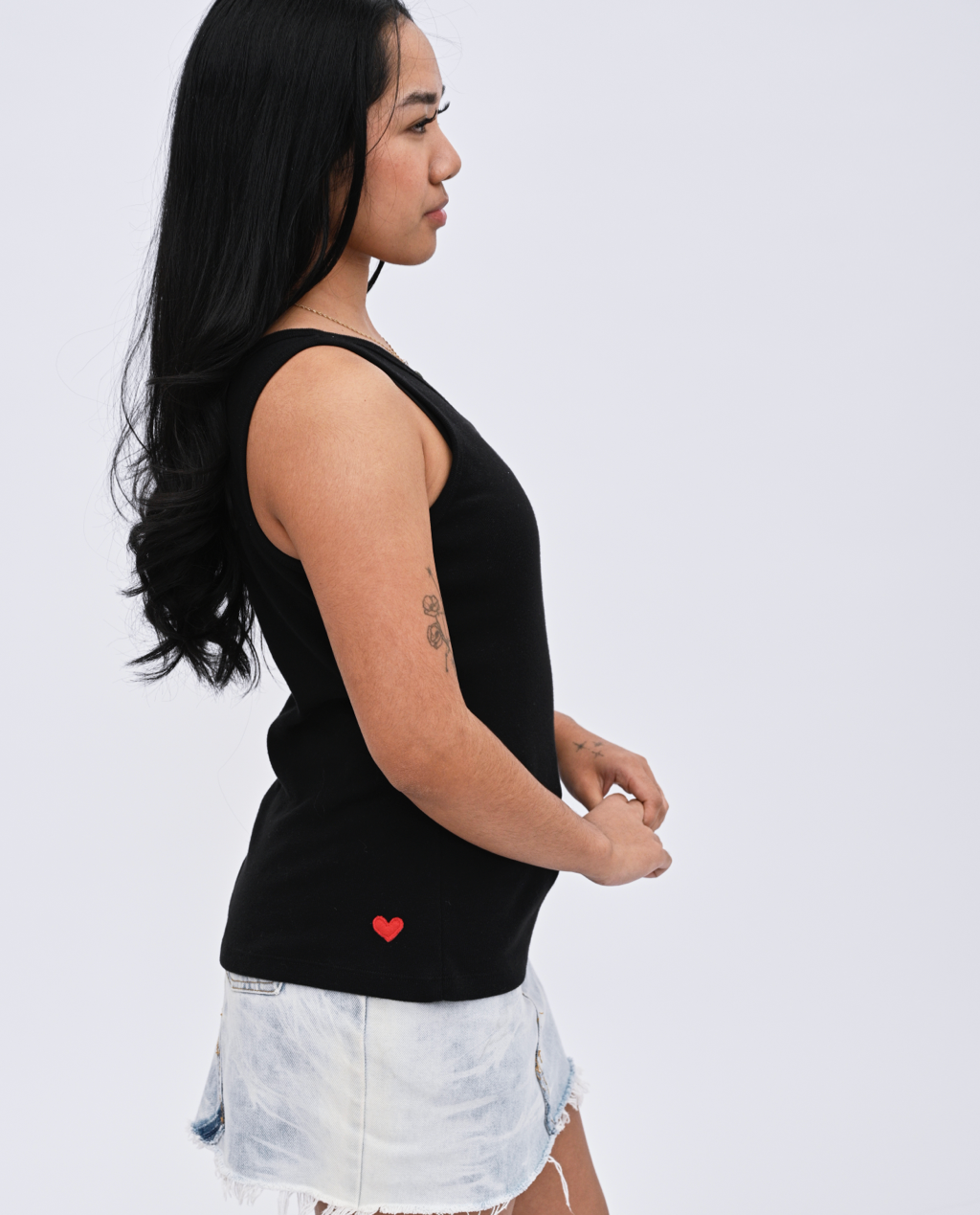 Suri one shoulder Tank Top