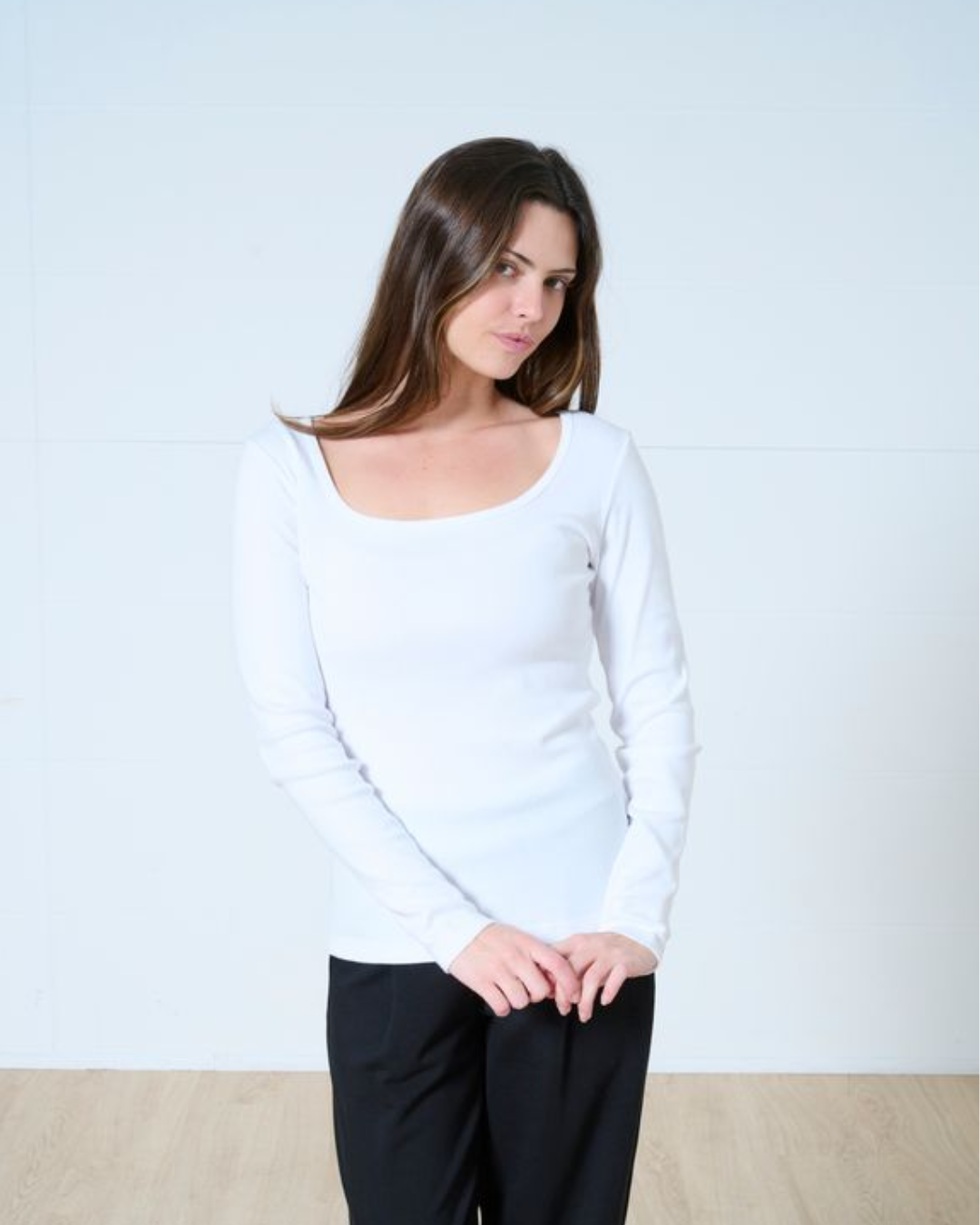 Taylor square neck Top