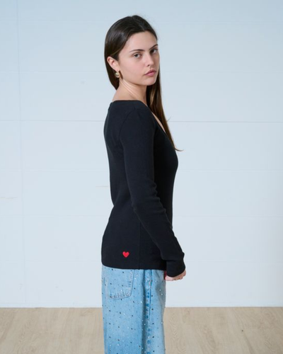 Taylor square neck Top