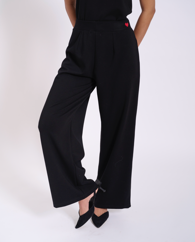 Asia Pleated wide-leg pants