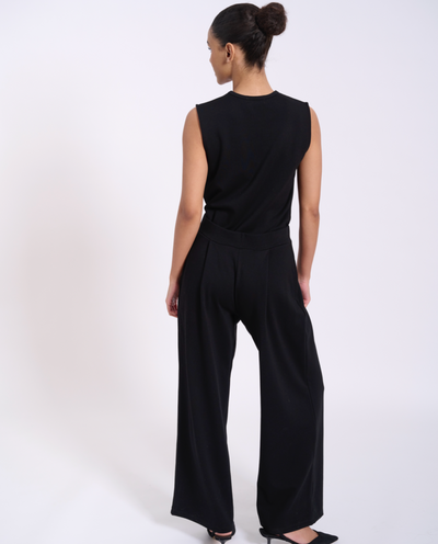 Asia Pleated wide-leg pants