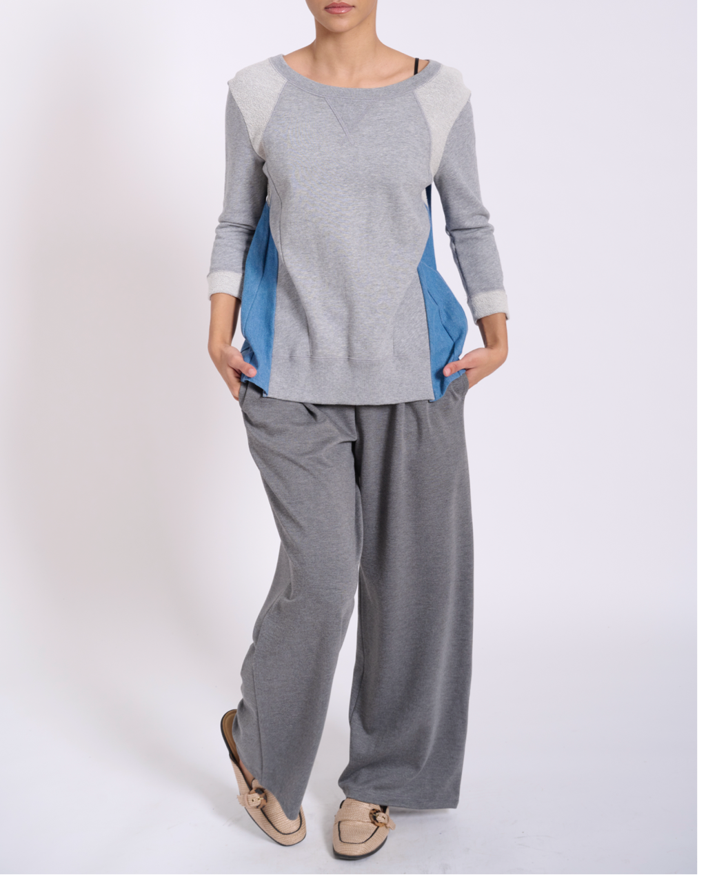 Asia Pleated wide-leg pants