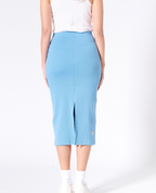 Vesta rib midi skirt