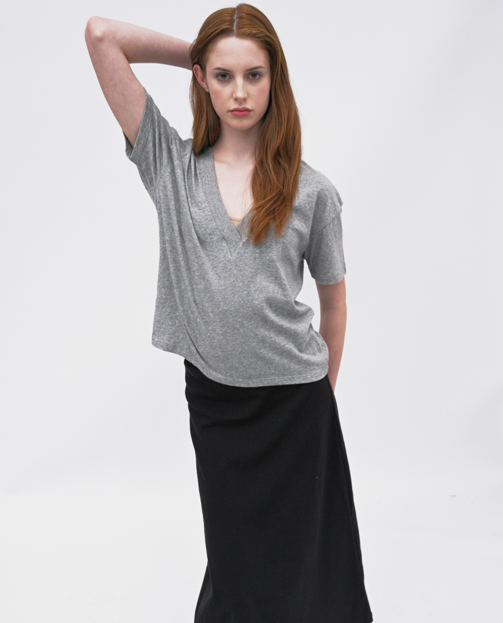 Wafa V-neck top
