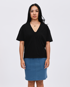 Wafa V-neck top