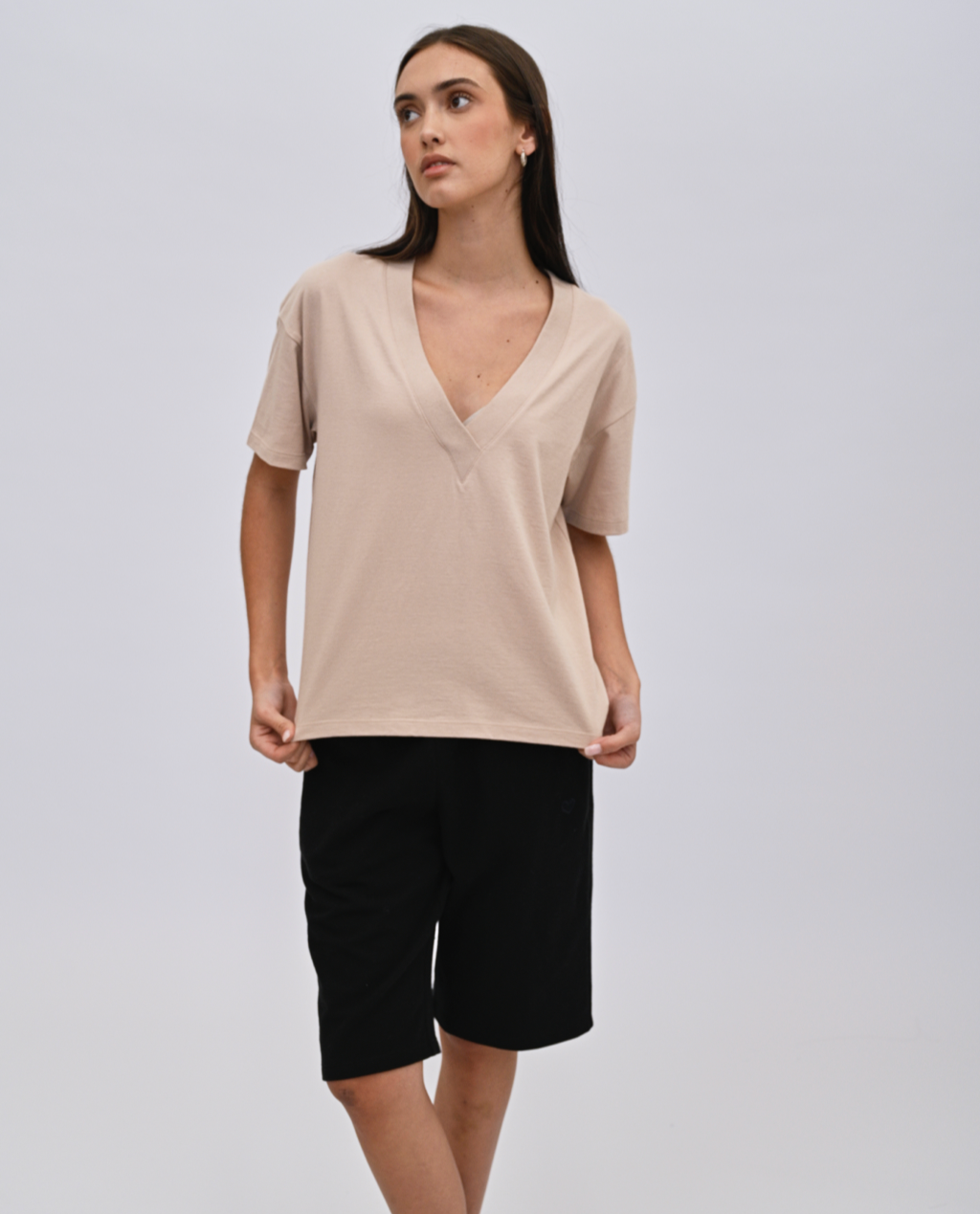 Wafa V-neck top