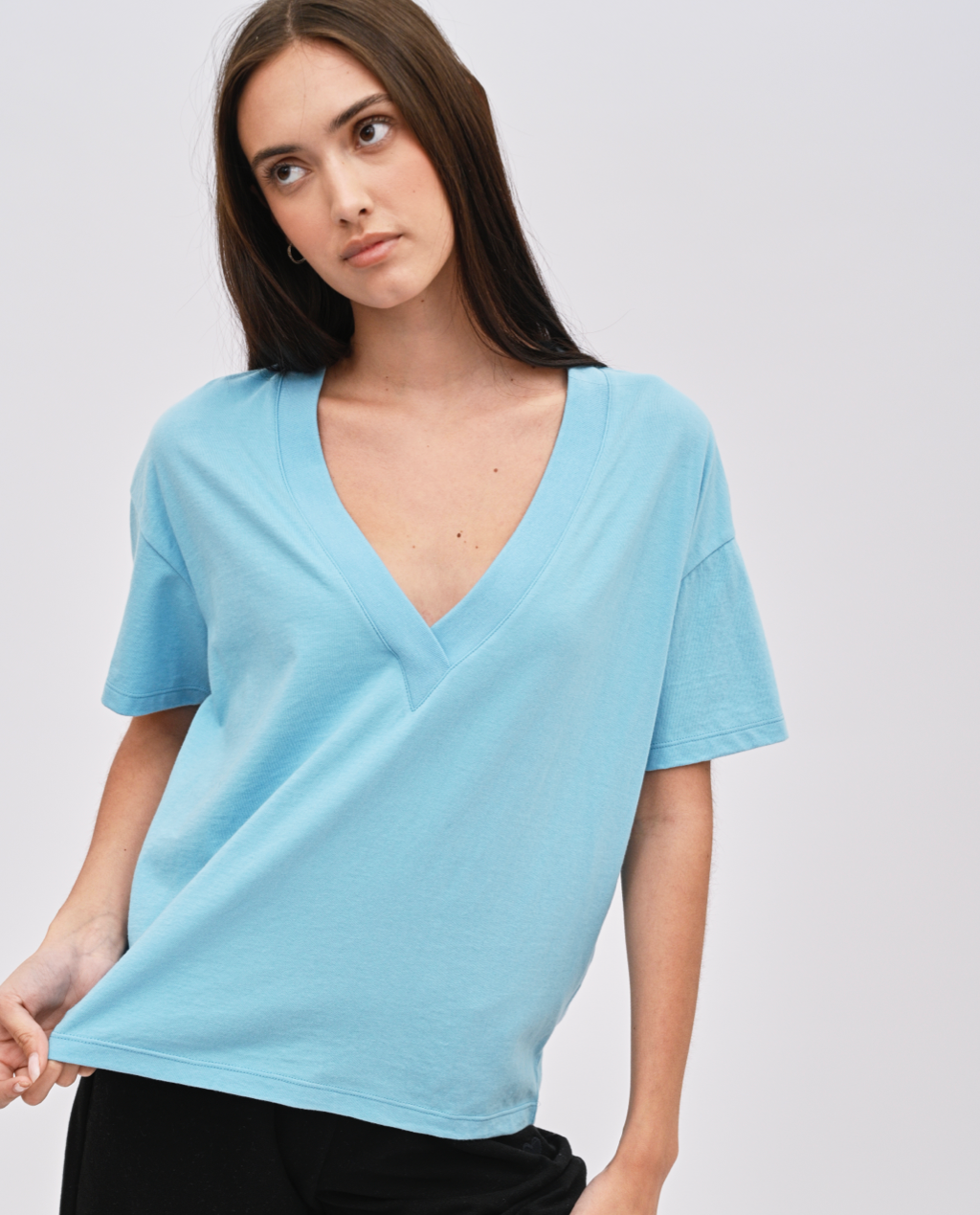 Wafa V-neck top
