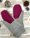 Skye Mitts with Upcycled Wool