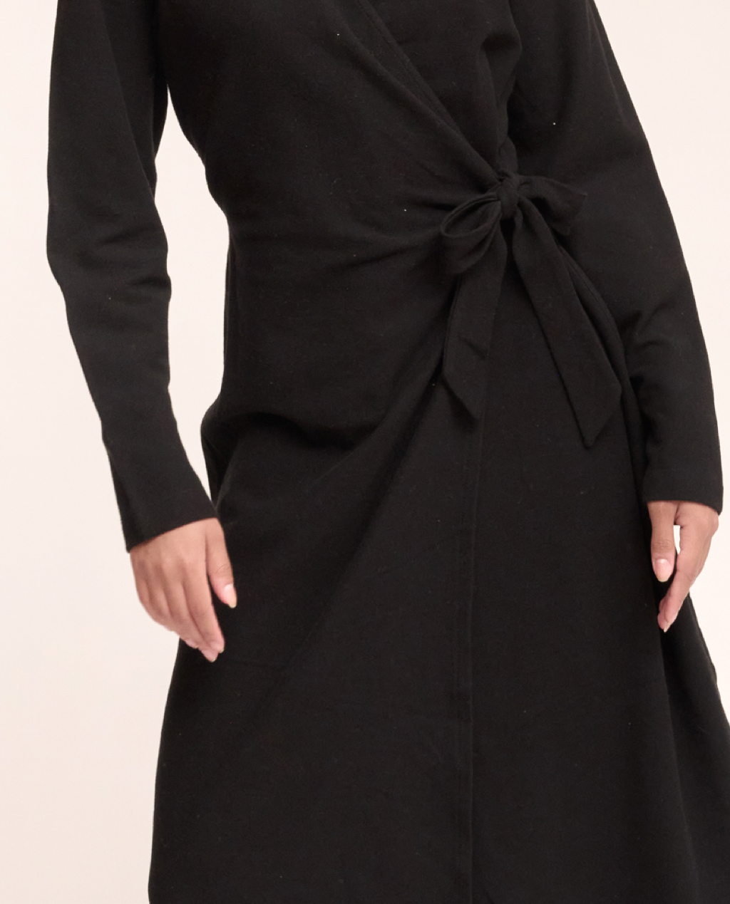 Anok wrap midi dress