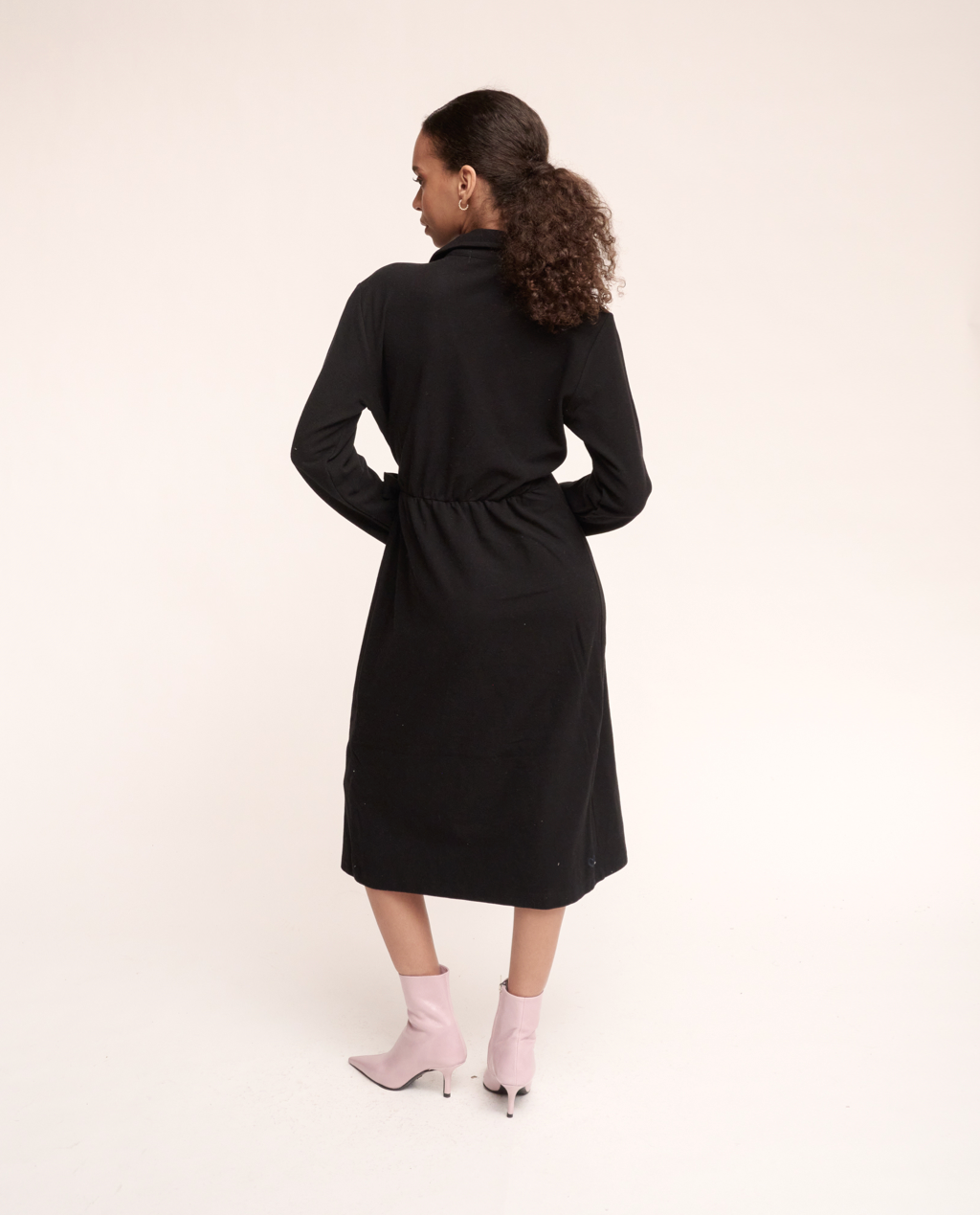 Anok wrap midi dress