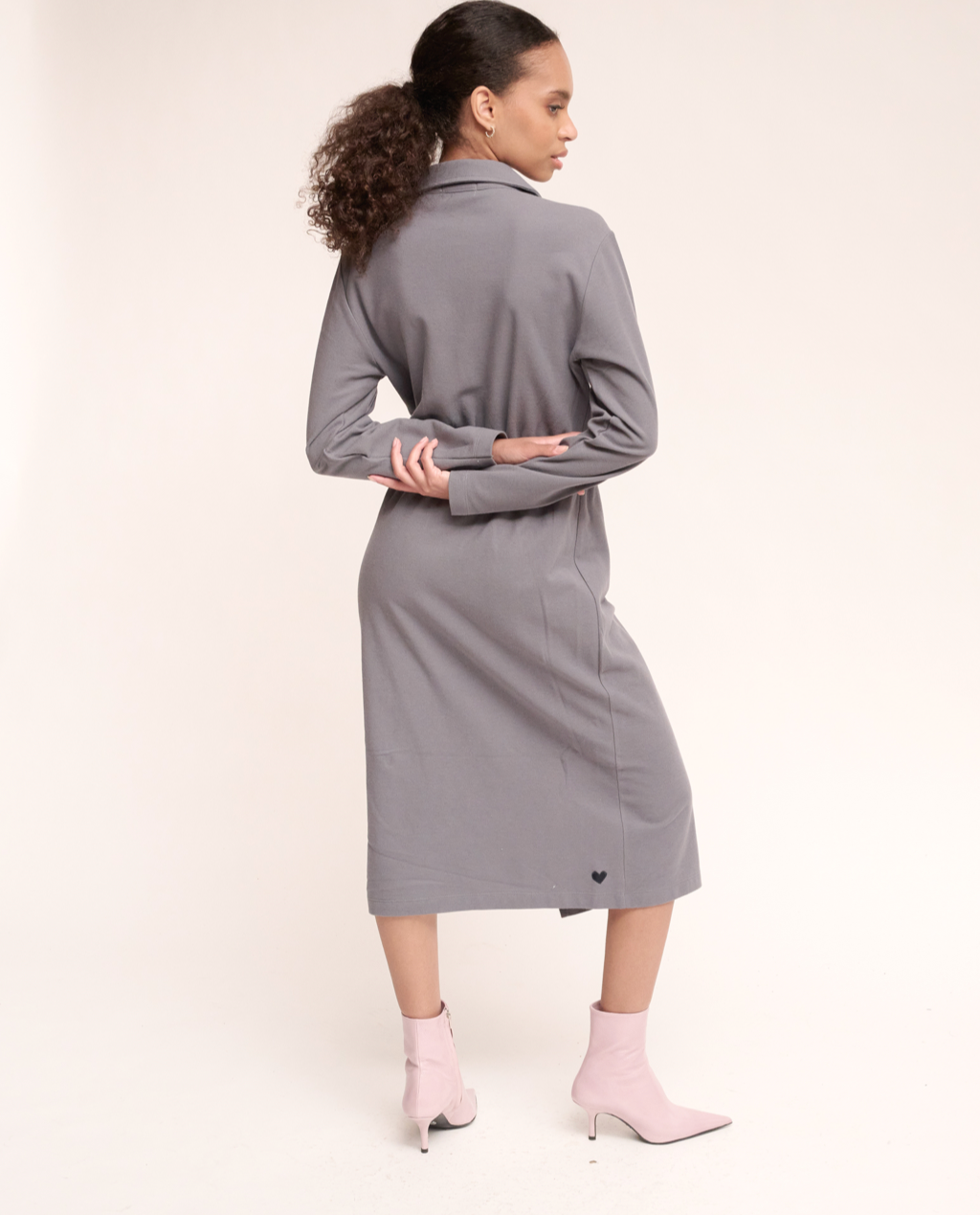 Anok wrap midi dress