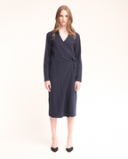 Anok wrap midi dress