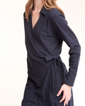 Anok wrap midi dress