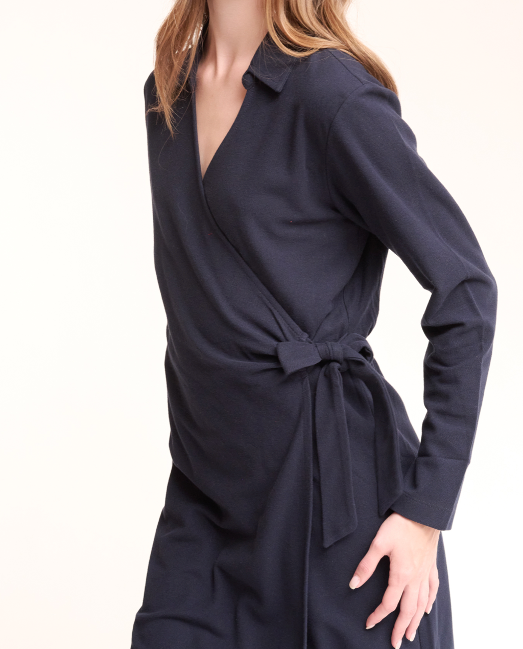 Anok wrap midi dress