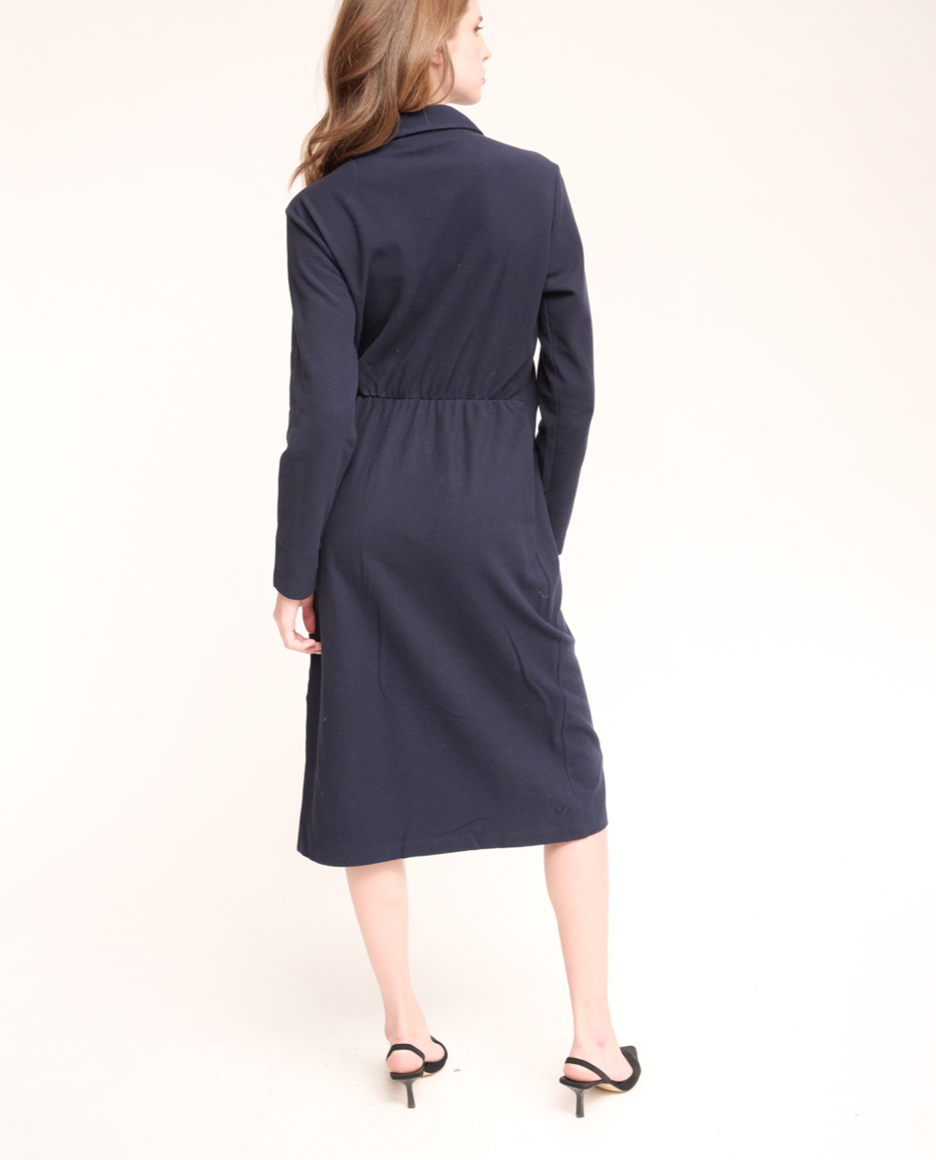 Anok wrap midi dress