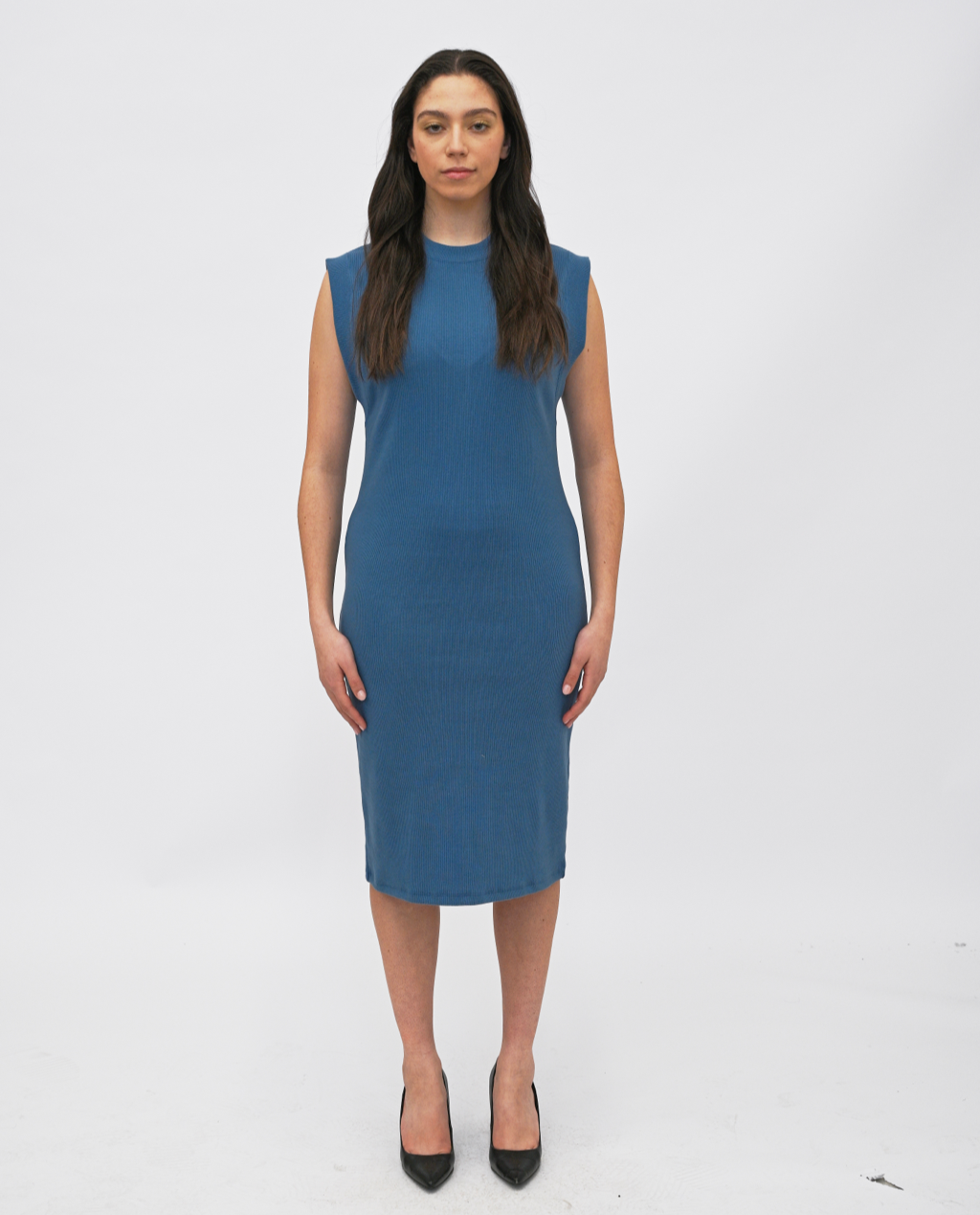 Wren drop sleeve midi dress