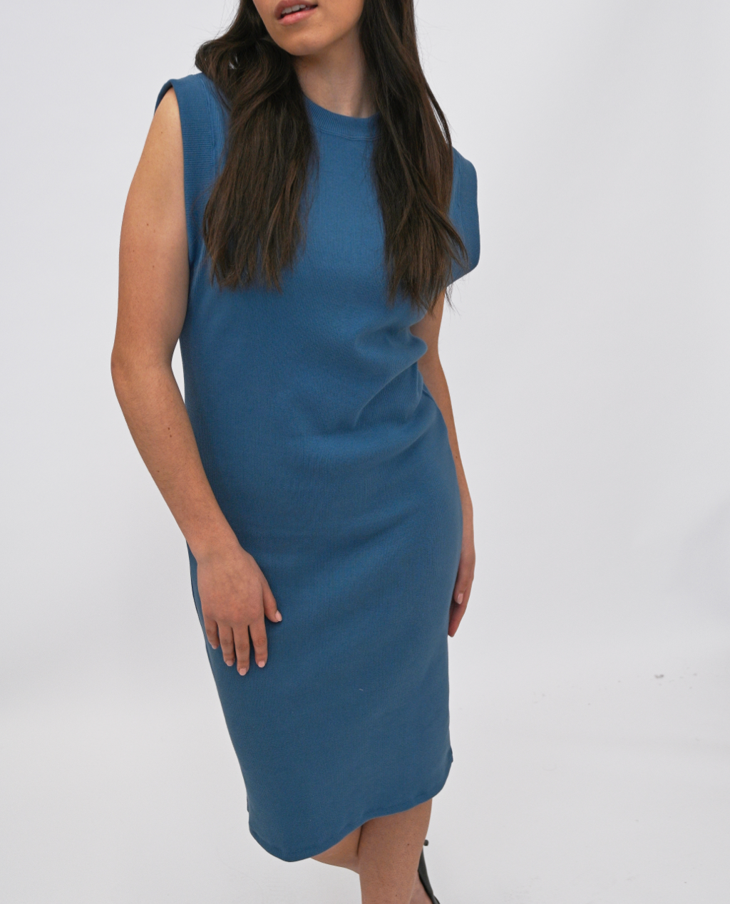 Wren drop sleeve midi dress