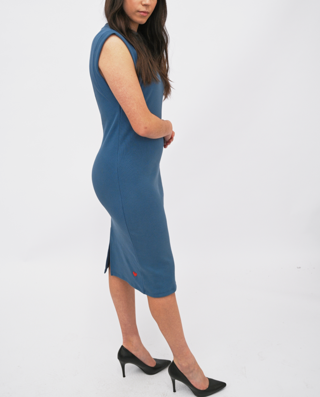 Wren drop sleeve midi dress