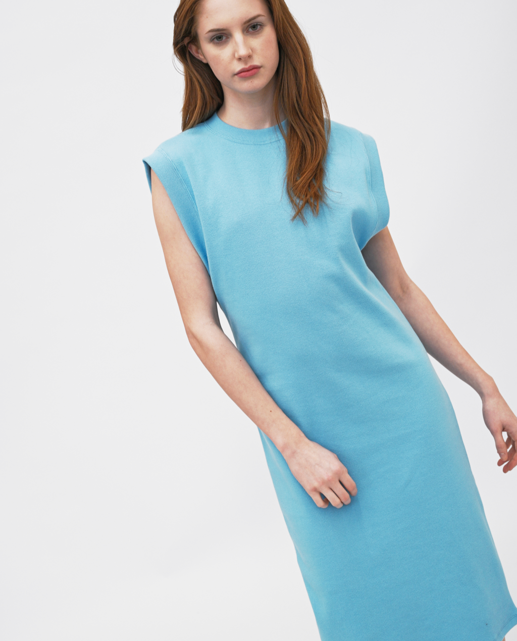 Wren drop sleeve midi dress