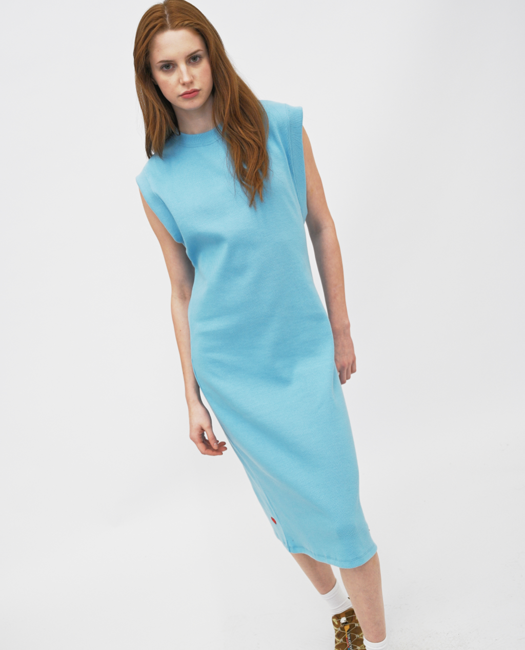Wren drop sleeve midi dress
