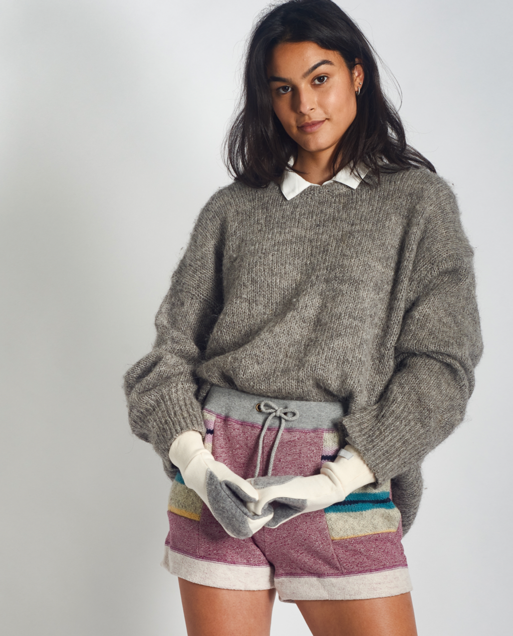 Ariel Mitts in Eco with Upcycled Wool