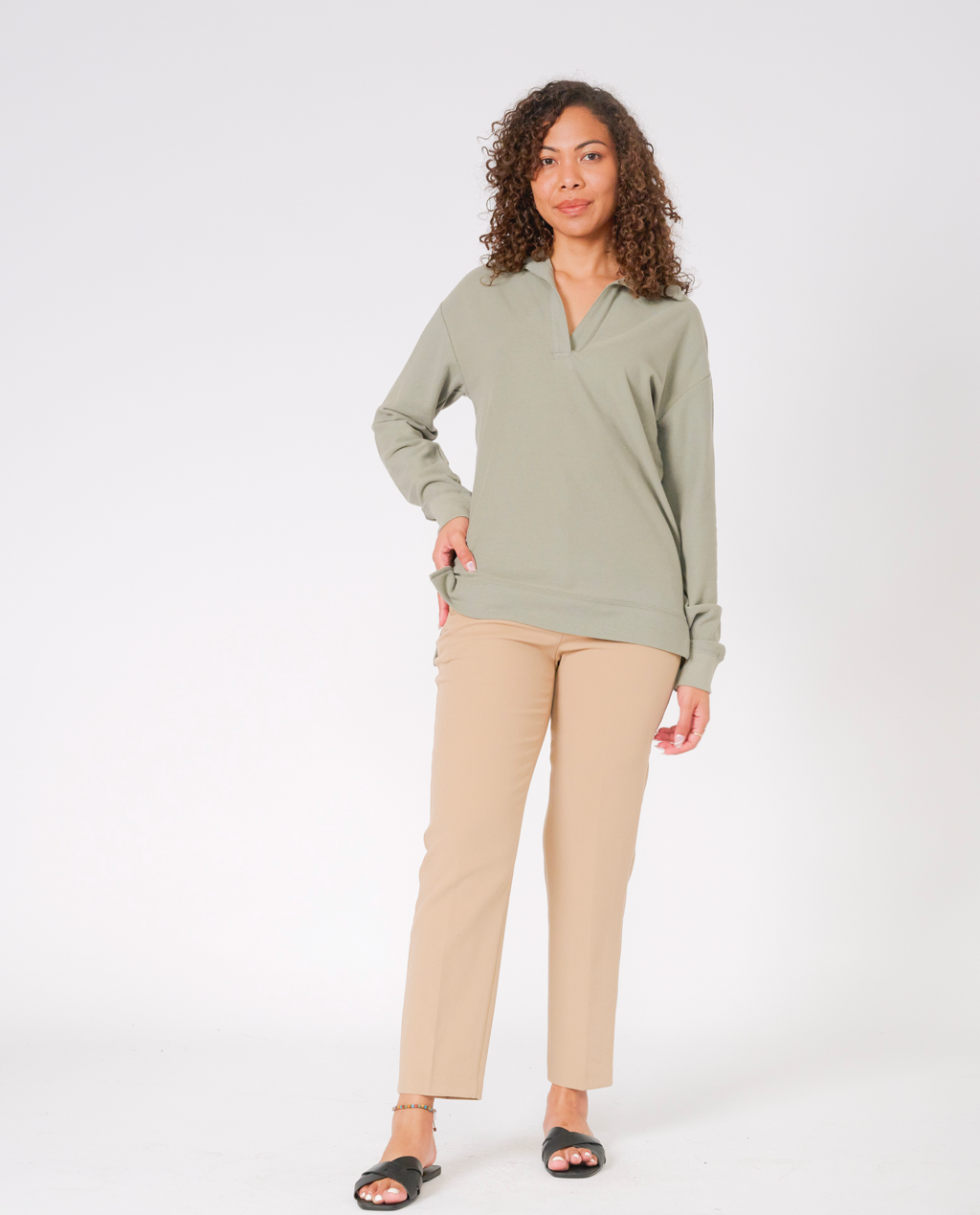 Ashton Henley Polo Top