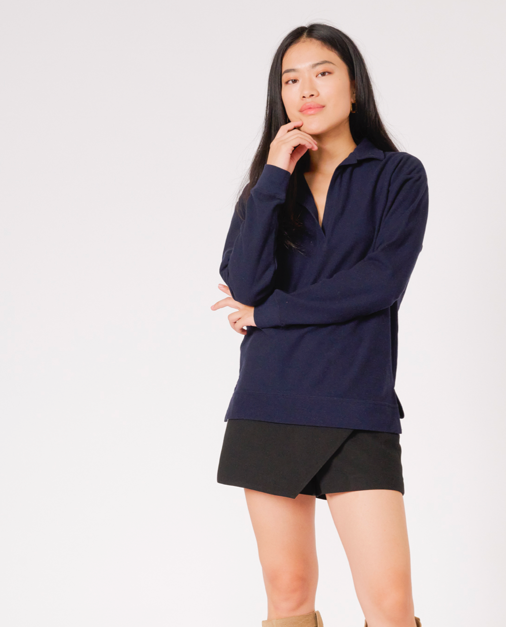 Ashton Henley Polo Top