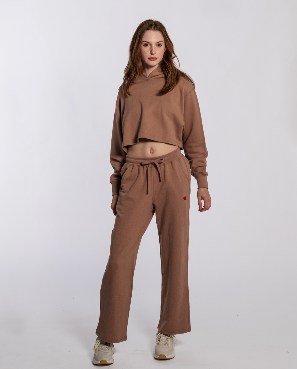 NS x preloved - Barbell Cropped Hoodie