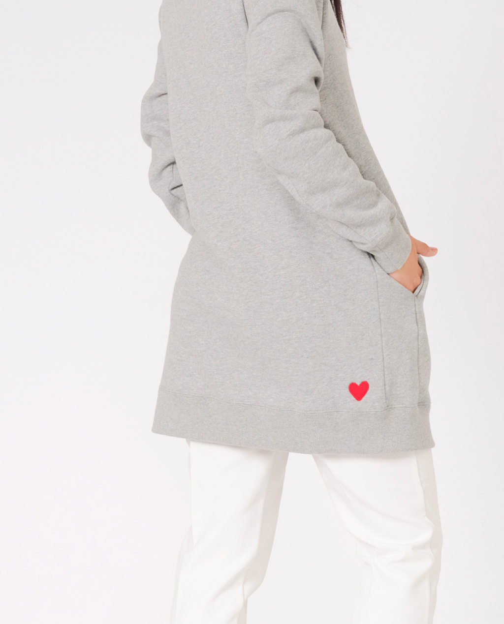 Claire High-Neck Tunic Dress