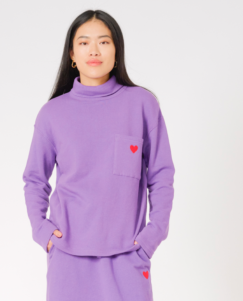 Emerance Turtleneck Sweatshirt