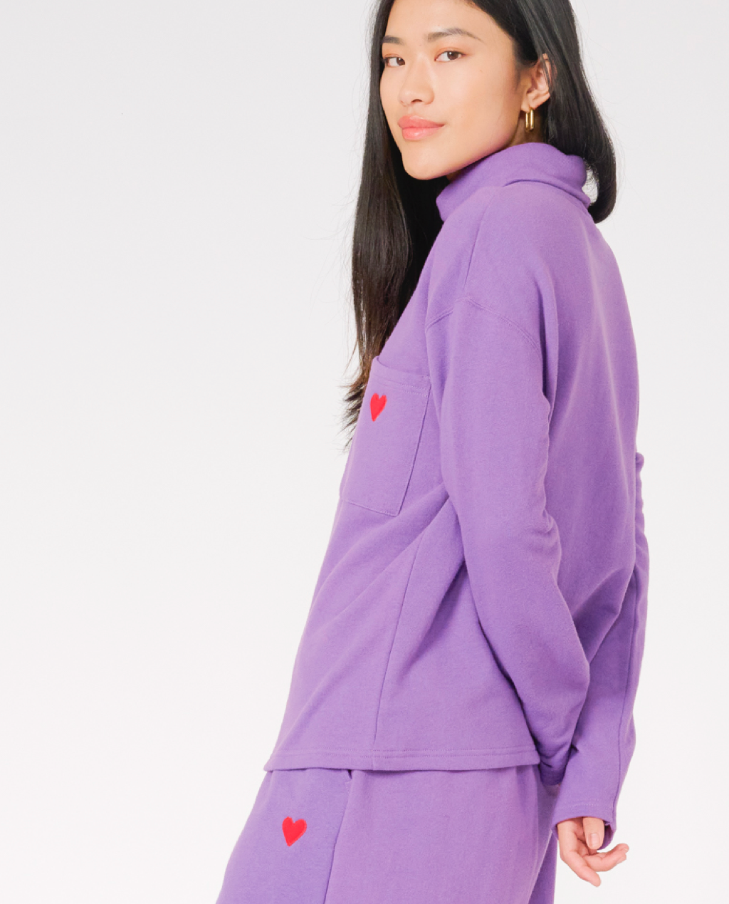 Emerance Turtleneck Sweatshirt