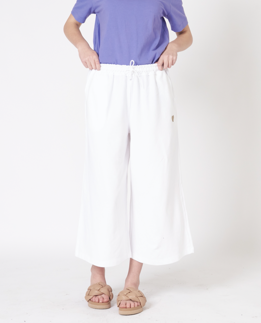 Kora Wide-Leg Cropped Pants
