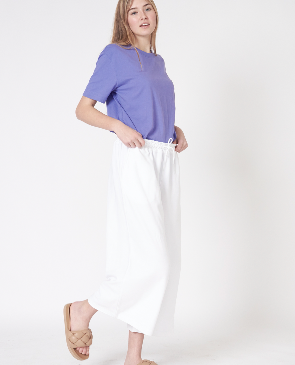 Kora Wide-Leg Cropped Pants