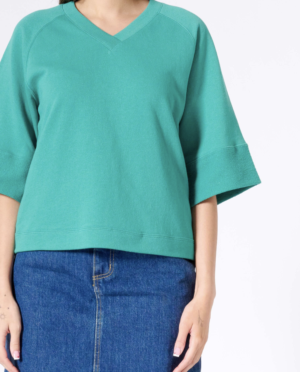 Pomona V-neck sweatshirt