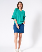 Pomona V-neck sweatshirt