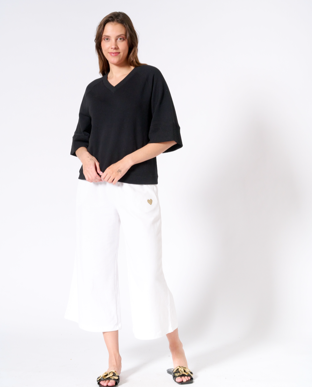 Pomona V-neck sweatshirt