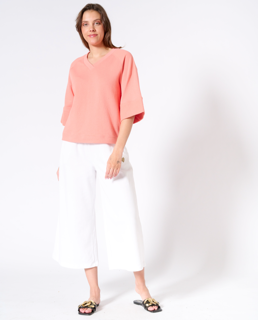 Pomona V-neck sweatshirt